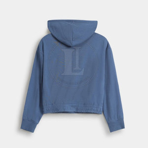 New Design Winter Casual <b>Long</b> <b>Sleeves</b> Crop <b>Top</b> Hoodies 100% Cotton Breathable Eco-Friendly Front Wholesale Price Made Pakistan - Product Image 2
