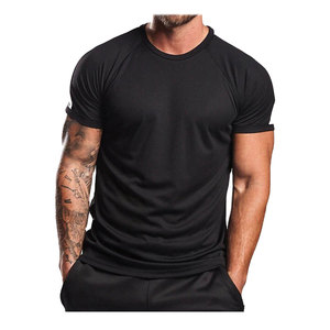 T-shirt de compression pour homme, coupe ajustée, haute élasticité, respirant, séchage rapide, doux, extensible, pour la course à pied - Product Image 4
