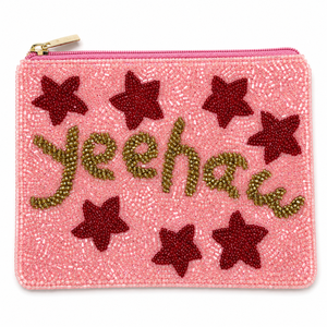 Monedero de Lujo Hecho a Mano con Cuentas de Cristal Yeehaw, Cartera con Cremallera Estilo Vaquero del Oeste, Regalo de Rodeo, Venta al por Mayor OEM ODM - Product Image 3