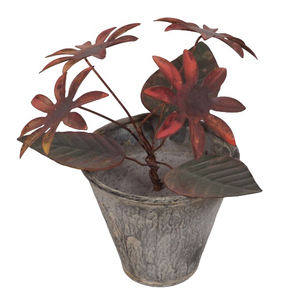 Pot décoratif en fer forgé pour jardin et maison, décoration murale artisanale moderne, utilisation extérieure, collection A.B - Product Image 3