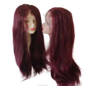 วิกผมหน้าผากแบบลูกไม้ ทนความร้อนสูง ผมแท้ ความหนาแน่น 250% วิกผมแท้สำหรับผู้หญิง สี HD - Product Image 3