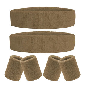 OEM Custom <b>Sports</b> <b>Headband</b> Wristband Set with Logo High Quality Sweat Bands Wholesale Athletic <b>Headband</b> Wristband Set - Product Image 1