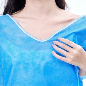 Bata de paciente personalizada para hospital, bata de examen médico, desechable y reutilizable, ropa para pacientes sanitarios, bata de enfermería para clínica - Product Image 6