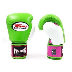 Guantes de Boxeo Profesionales de Cuero Genuino de Alta Calidad, Secado Rápido, Cierre de Velcro, Personalizables, para MMA - Product Image 1