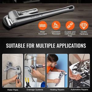 Chiave regolabile per tubi idraulici e riparazioni domestiche per linee d'acqua - Product Image 2