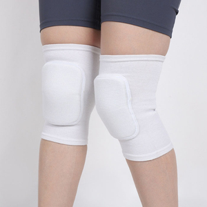 Genouillère de protection professionnelle pour le sport, en matériau extensible, confortable, avec soutien par compression et design respirant pour l'exercice - Product Image 1
