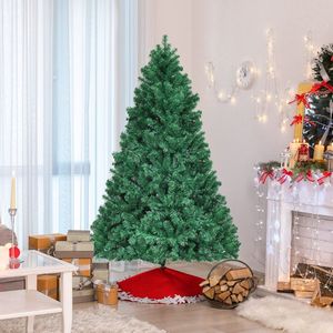 Albero di Natale Artificiale Pre-Illuminato di 2,1 Metri con Luci LED, Decorazione Naturale ed Elegante per la Stagione Festiva - Product Image 4
