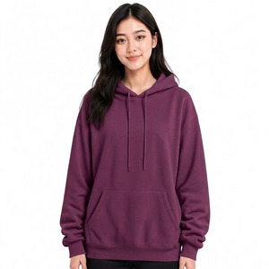Compre Sudadera con Capucha Extra Grande Personalizada de Primera Calidad para Mujer, Sudadera con Capucha de Felpa Suave, Corte Holgado, Estilo Urbano, Prenda Moderna Informal - Product Image 1