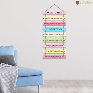 Décoration murale en bois avec citations modernes sur la motivation, art mural motivant, panneau graphique pour la maison et le bureau - Product Image 3