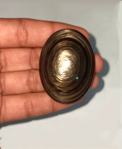 New Arrival High Quality Copper Obsidian Cabochon Natural Mixed Shape Loose Gemstone <b>Silver</b> Pendant Handmade for High Quality - Product Image 6
