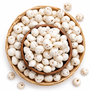 Nueces de Loto Blancas Premium 6 Suta Plus Phool Makhana, Nueces de Loto Grandes, Semillas de Loto Popped, Suministro al por Mayor para Exportación - Product Image 2