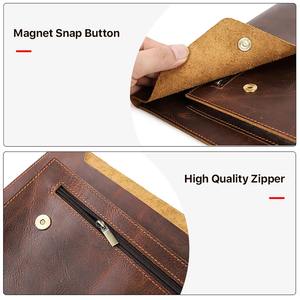Funda de Piel para Portátil Vintage Moderna con Correa de Hombro, Diseño Duradero para Uso Diario en la Oficina, para Hombre LS-0235 - Product Image 2