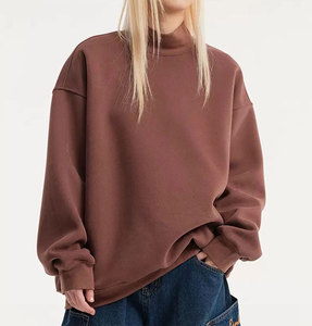 Sudadera Reversible de Cuello Alto para Mujer, Estilo Varsity, 100% Algodón Francés, Personalizable OEM, de Alta Calidad - Product Image 4