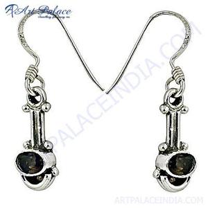 ต่างหูเงินแท้ทรงสโมคกี้ รุ่นขายดีที่สุดจากอาร์ต พาเลซ - Product Image 3