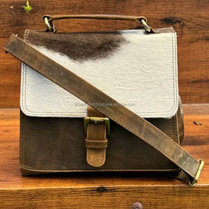 Mejor calidad 2025 nuevo diseño de moda bolso de cuero de vaca duradero al por mayor bolsos cruzados de cuero genuino para mujeres - Product Image 2