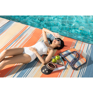 Eye Catching Design Best Quality Waterproof and Wrinkle-Resistant Foldable Carpets 100% <b>Polypropylene</b> Plastic Mat / Rugs - Product Image 1