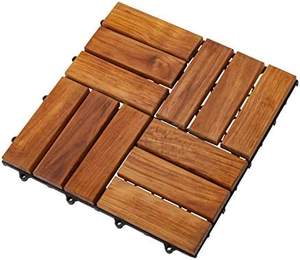 Oferta Especial: Baldosas de Madera Cuadradas de Teca, Caoba, Sungkai, Suar y Albasia para Casas Residenciales Clásicas y Modernas - Product Image 3