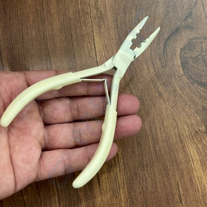 Wholesale 3 Hole Hair <b>Extension</b> Micro <b>Beads</b> Closer Plier 5.5 Inch – Stainless Steel Nano Ring Closing Tool - Product Image 5