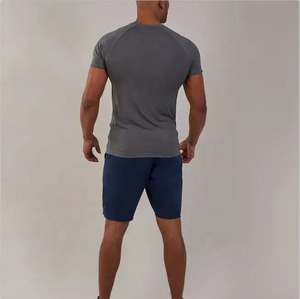 Summer Men's Drifit Gym <b>Shirt</b> Sport <b>T</b>-<b>Shirt</b> Solid Breathable Quick Dry Workout Fitness Short Sleeve Custom Colors Lightweight - Product Image 2