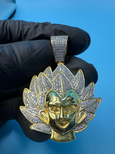 Mejores dijes de letras de plata de ley con engaste de bisel, moissanita VVS de corte brillante, de alta luminosidad, estilo Hip Hop, unisex, para fiesta - Product Image 3