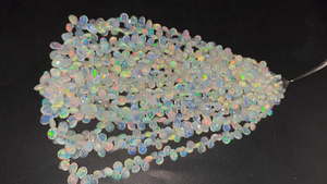 ลูกปัดโอปอลไฟเอทิโอเปียขนาด4*6มม. ทรงลูกแพร์ทรงเหลี่ยมเพชรพลอย8นิ้วสำหรับทำเครื่องประดับ - Product Image 6