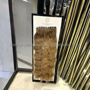 Venta al por mayor 100% Extensiones de cabello Remy Raw Cutícula alineada Paquetes de cabello indio y vietnamita Directo del proveedor - Product Image 5