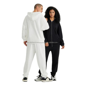 High Quality 330gsm Oversized Heavyweight Blank Zipper <b>Hoodie</b> Custom Oversized Sweater <b>Zip</b> <b>up</b> <b>Hoodie</b> for Men - Product Image 2