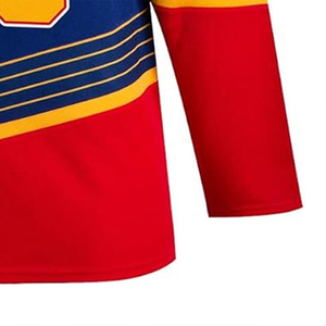 Maillot de hockey sur glace haut de gamme, uniforme de sport imprimé sur mesure, chemise d'équipe respirante à manches longues, vêtements de sport à séchage rapide pour joueur - Product Image 2