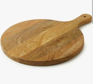 Tabla de Cortar de Madera al por Mayor, Tabla de Cortar de Cocina para Carne y Verduras Orgánicas, Tabla de Cortar Rectangular de Madera de Acacia Natural - Product Image 2