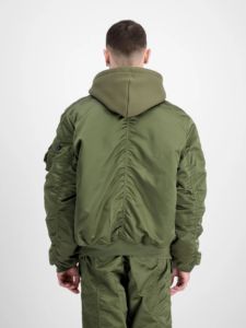 Chaqueta Bomber para Hombre, Diseño Personalizado al por Mayor, Nylon A1, Corte Ajustado, Impermeable, Chaqueta de Vuelo - Product Image 2