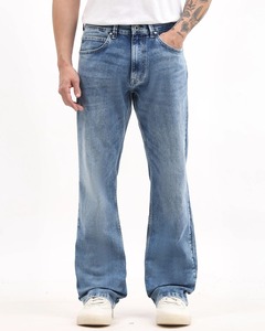 Best Men's Wide Leg Cotton Woven Raw Selvedge Denim Comfortable Stretch Eco-Friendly Midweight for Athletic <b>Thighs</b> Work Classic - Product Image 2