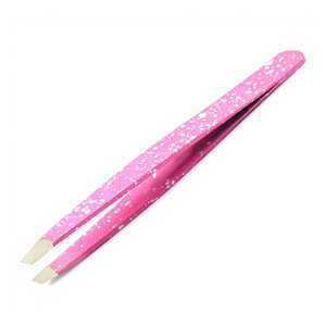 Pinzas Profesionales Rosadas para Cejas, Depilador de Punta Inclinada, Recortador de Cejas, Herramienta de Belleza Facial para Mujeres, para Cejas Precisas - Product Image 1