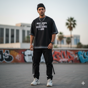 Camisetas Extra Grandes con Logotipo Serigrafiado Personalizado, 100% Algodón Grueso, Lavado Ácido, Según las Demandas del Cliente - Product Image 2