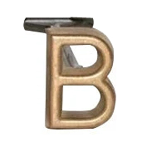 Juego de Marcado para Ganado con Letra B de Latón para Marcar, con Mangos Intercambiables de Acero Inoxidable - Product Image 1