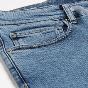 Shorts de Mezclilla Desgastados al por Mayor para Hombre, Shorts de Jean Rotos con Logotipo Personalizado, Shorts Vintage de Alta Calidad para Streetwear, Servicio OEM - Product Image 4