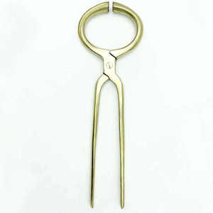 Probador de Cascos de Acero Inoxidable Reutilizable de Alta Calidad, Instrumento Veterinario Ajustable - Product Image 5