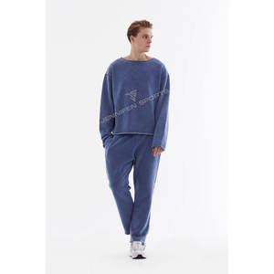 Sweat-shirt à col rond pour homme, imprimé, 320 GSM, coupe ample, style oversize, pour l'hiver - Product Image 2