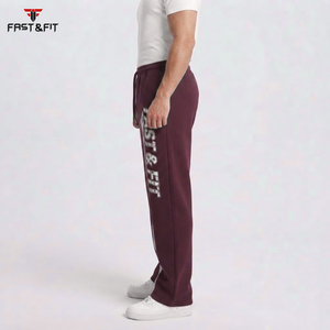 Custom Design 2026 Streetwear Men Flared Pants High Quality Custom Made Plus Size Flared mens pants - Product Image 6