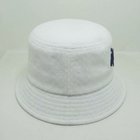 Chapeau Bob en Velours Côtelé Brodé 3D Personnalisé OEM ODM Marque Privée Fabricant Grossiste Faible MOQ Articles de Coiffure