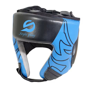 Protège-tête de boxe professionnel léger en cuir PU, durable, avec fermeture auto-agrippante réglable, respectueux de l'environnement - Product Image 1