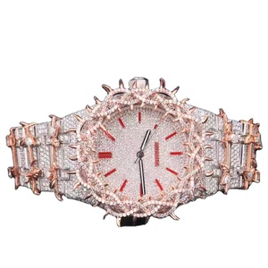 Reloj de Moda de Lujo Clásico con Diamantes de Moissanita al por Mayor, Correa de Acero Inoxidable, Cristal de Zafiro, Movimiento de Cuarzo, 30M - Product Image 1