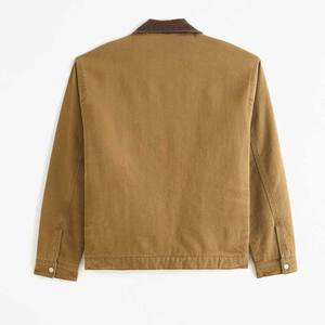 Veste décontractée robuste en toile 2026 – Veste courte en coton de haute qualité avec col en velours côtelé pour homme – Veste de travail pour homme - Product Image 2