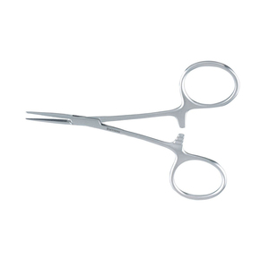 Pinces à moustiques en acier inoxydable, instruments chirurgicaux avec poignée incurvée à verrouillage et fonction hémostatique, prix abordable, OEM - Product Image 2