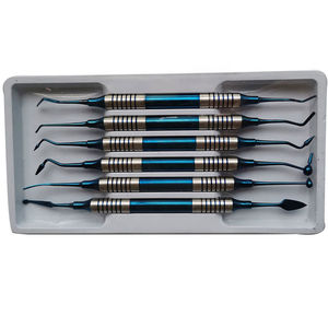 Kit de restauration dentaire en titane bleu, spatule de remplissage en résine composite par Grip Surgical - Product Image 1