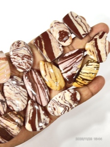 Cabujón de Jaspe Zebra Natural, Piedra Preciosa Suelta, Formas Variadas, 20–30 mm, RTS, Venta al por Mayor, Entrega Rápida - Product Image 3