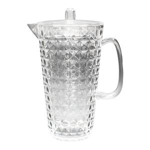 Verre Highball en acrylique transparent 21oz coupe diamant sans BPA - Product Image 3