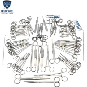 MEDIPURE INSTRUMENTS Premium General Surgery Instrument <b>Set</b> Hospital Grade Stainless Steel Medical Instruments Kit <b>Case</b> Soft - Product Image 1