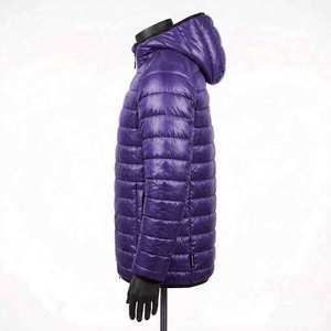 Veste matelassée pour homme à col montant, personnalisable avec logo, en toile, coupe-vent, écologique, grande taille, haute qualité à bas prix - Product Image 2