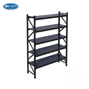 OneTech 5 tiers Metallic Steel Warehouse MEDIUM-DUTY <b>RACKING</b> 500kg Load Capacity Corrosion Protected for Garage <b>Storage</b> - Product Image 4