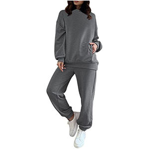 Conjunto Deportivo de 2 Piezas para Hombre, Sudadera con Capucha y Pantalones Jogger de Felpa 100% Algodón, Anti-Pilling, Secado Rápido, Transpirable, para Primavera - Product Image 1